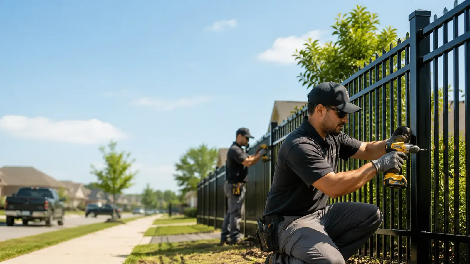 Metal Fence Installation in Warrensville, NC